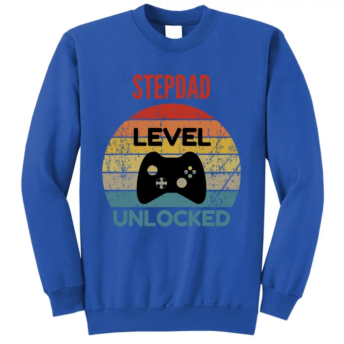 Stepdad Level Unlocked Funny Gift Gamer Gift For New Stepdad Cute Gift Sweatshirt