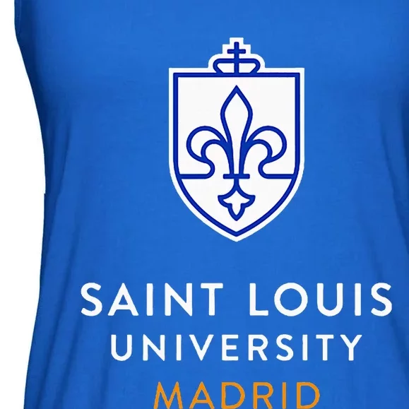 Saint Louis University Slu Madrid Ladies Essential Flowy Tank