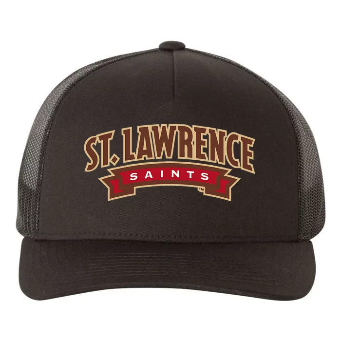 St. Lawrence University Saints Banner Mark Yupoong Adult 5-Panel Trucker Hat