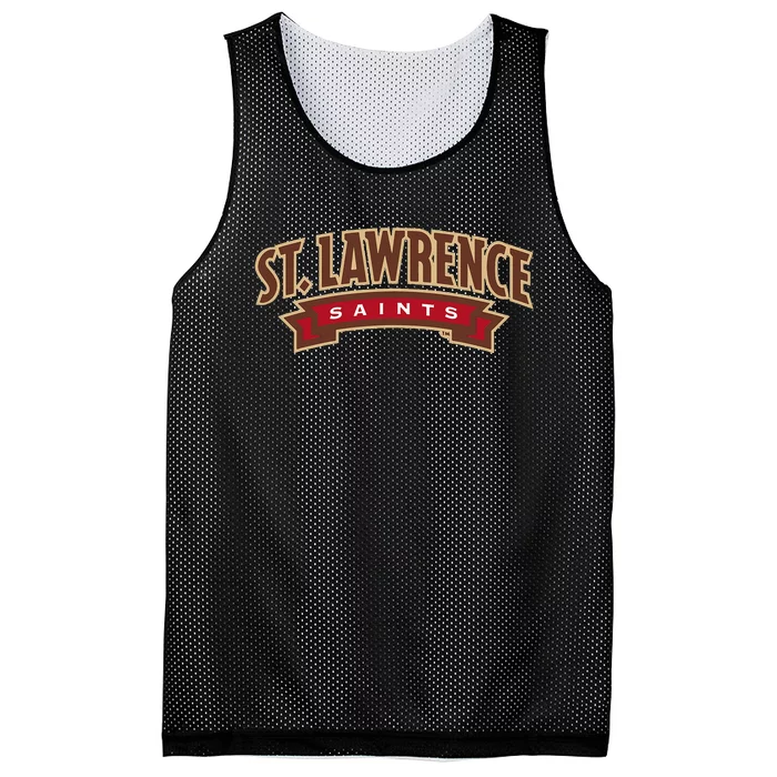 St. Lawrence University Saints Banner Mark Mesh Reversible Basketball Jersey Tank