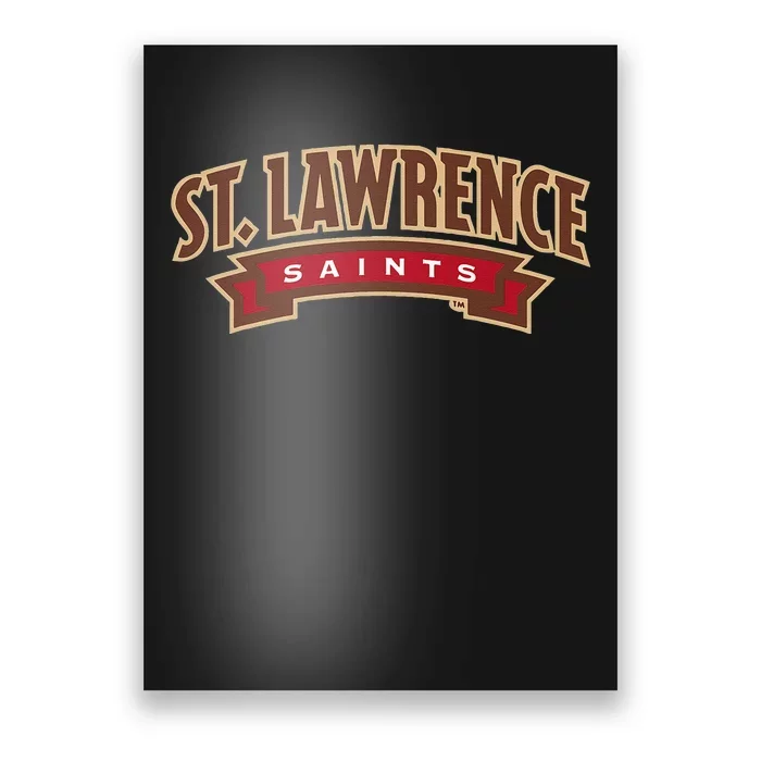 St. Lawrence University Saints Banner Mark Poster