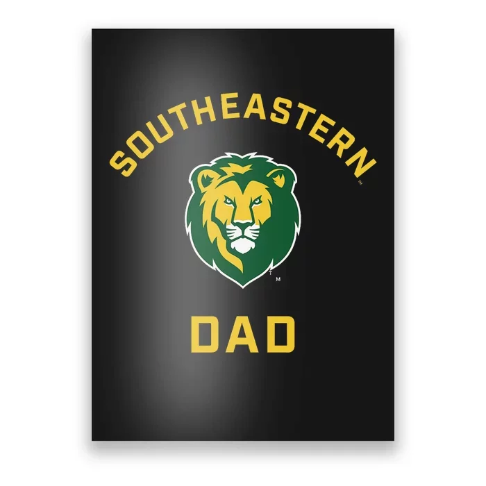 Southeastern Louisiana University Lions Arched Dad Poster