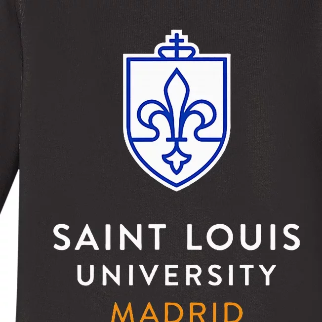 Saint Louis University Slu Madrid Baby Long Sleeve Bodysuit