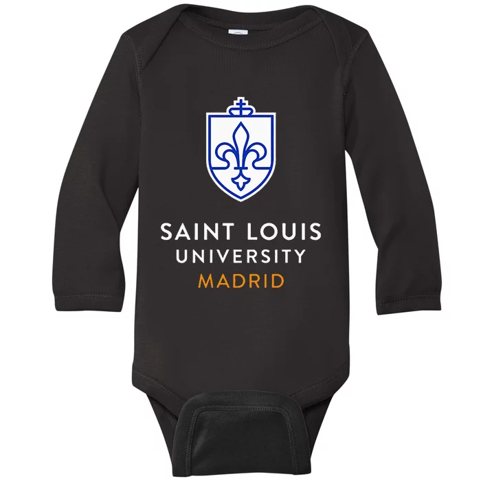 Saint Louis University Slu Madrid Baby Long Sleeve Bodysuit