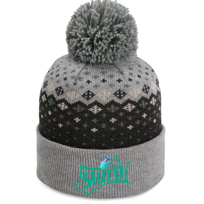 Slurp Juice Battle Royale The Baniff Cuffed Pom Beanie