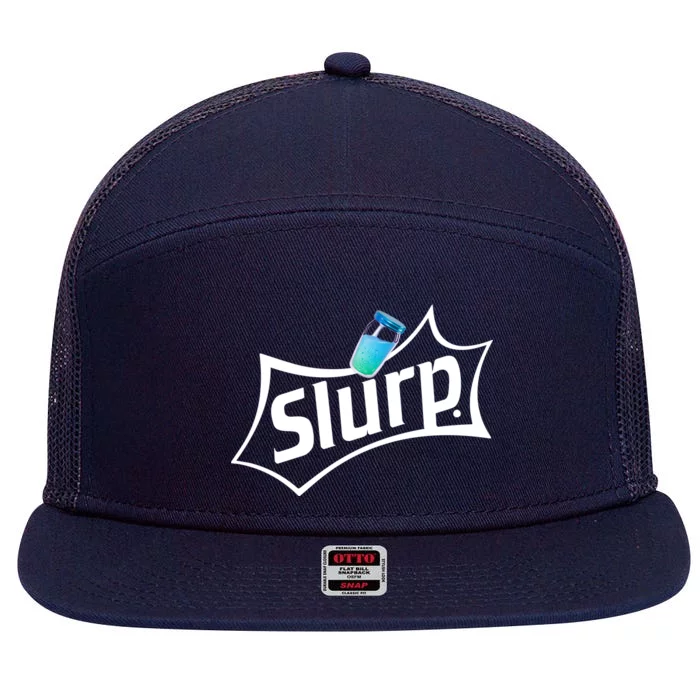 Slurp Juice Battle Royale 7 Panel Mesh Trucker Snapback Hat