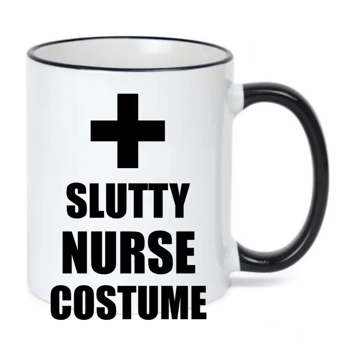 Slutty Nurse Costume Black Color Changing Mug