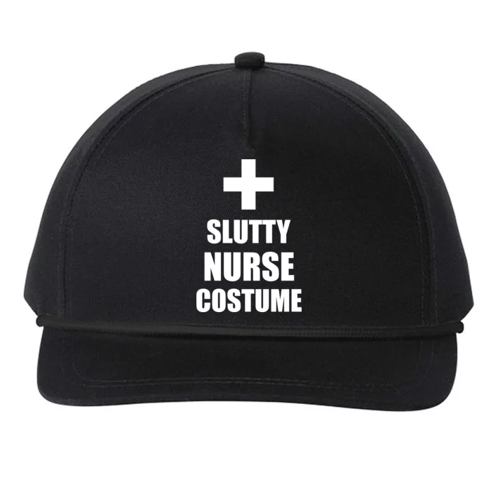 Slutty Nurse Costume Snapback Five-Panel Rope Hat