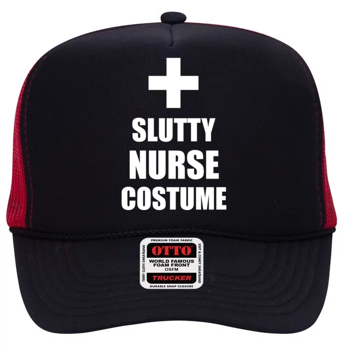 Slutty Nurse Costume High Crown Mesh Trucker Hat