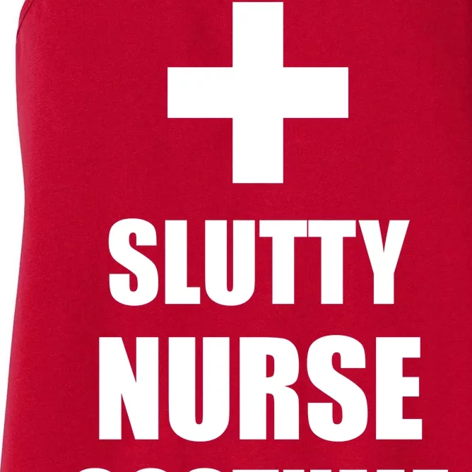 Slutty Nurse Costume Women's Racerback Tank