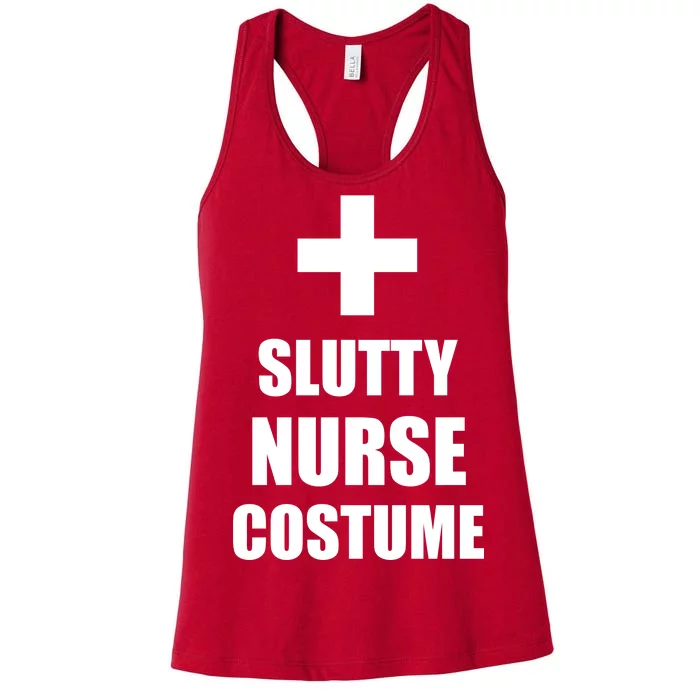 Slutty Nurse Costume Women's Racerback Tank