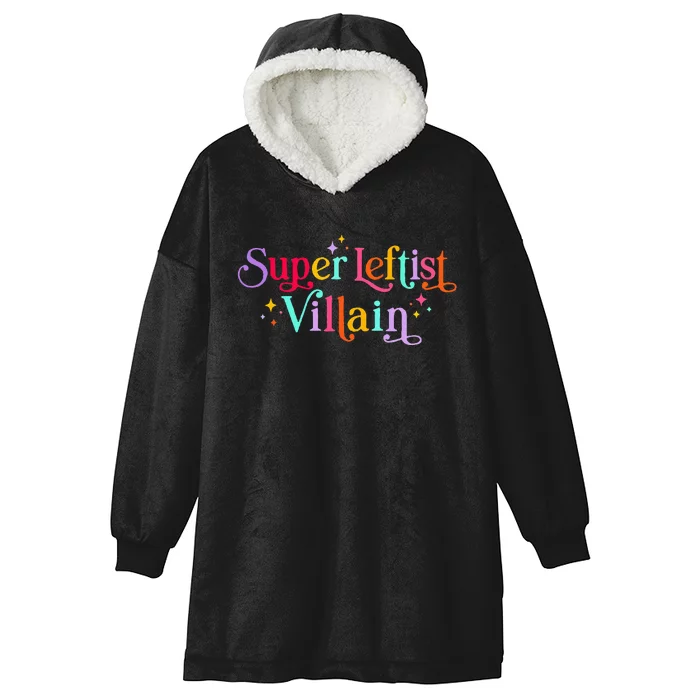 Super Leftist Villain Hooded Wearable Blanket