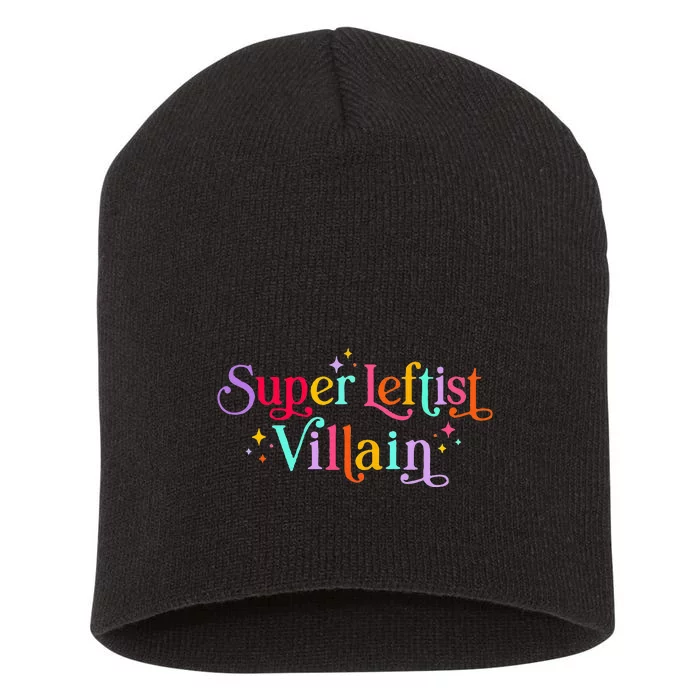 Super Leftist Villain Short Acrylic Beanie