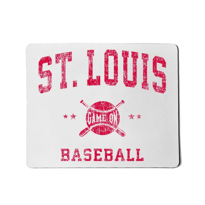 St Louis Vintage Baseball Throwback Mousepad