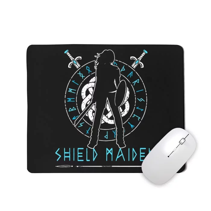 Shieldmaiden Lagertha Viking Mousepad