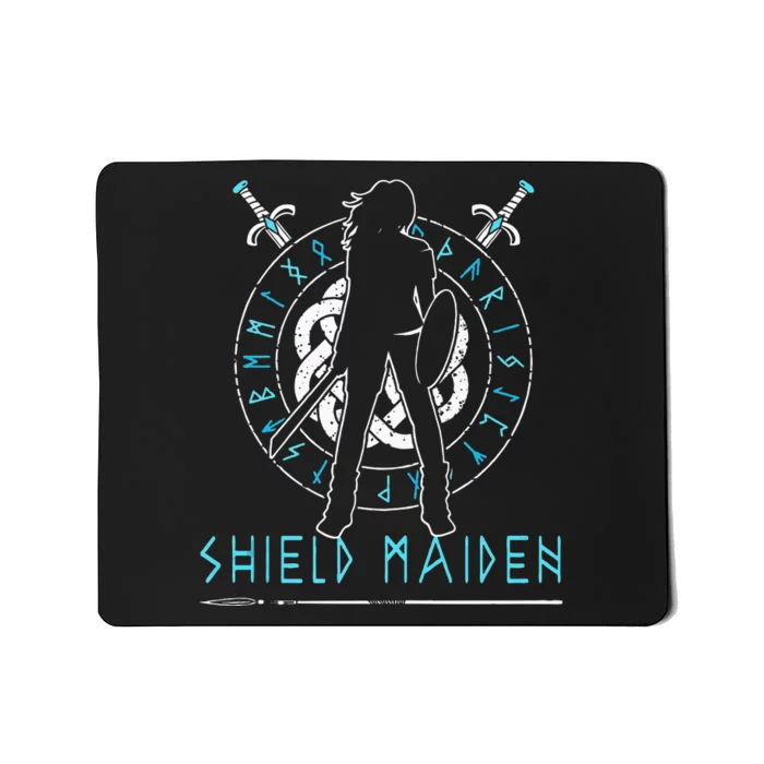 Shieldmaiden Lagertha Viking Mousepad