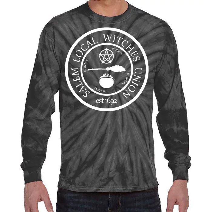 Salem Local Witches Union Tie-Dye Long Sleeve Shirt