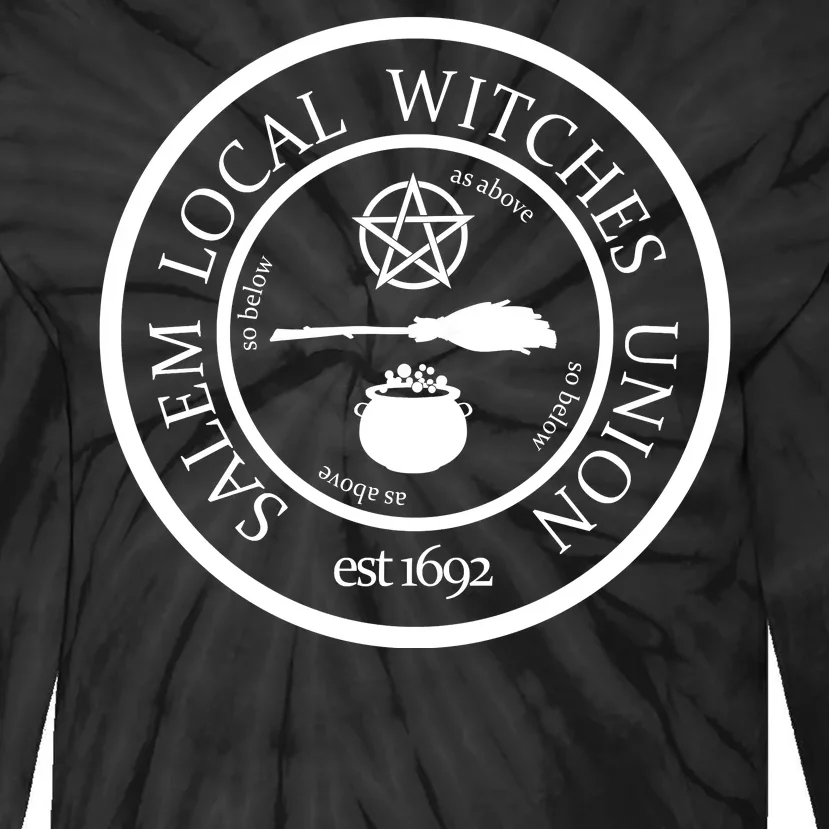 Salem Local Witches Union Tie-Dye Long Sleeve Shirt