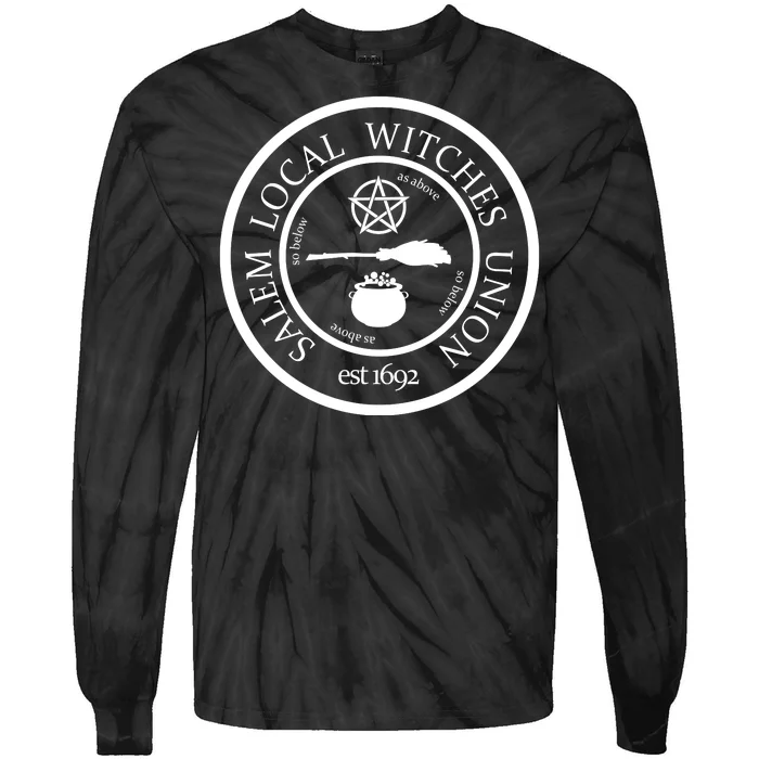 Salem Local Witches Union Tie-Dye Long Sleeve Shirt