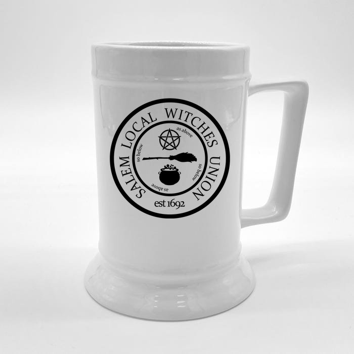 Salem Local Witches Union Front & Back Beer Stein