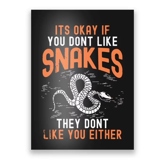 Snake Lovers Women Men Men Boy Girl Herpetology Poster