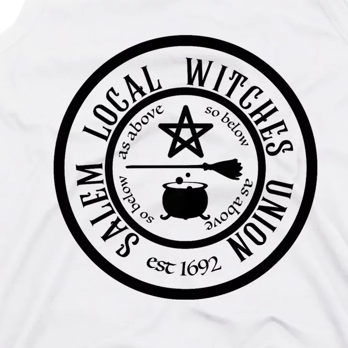 Salem Local Witches Union Est 1692 Halloween Tank Top