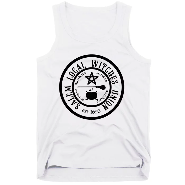 Salem Local Witches Union Est 1692 Halloween Tank Top