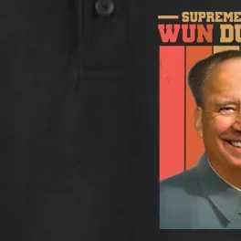 Supreme Leader Wun Dum Fuc Funny Anti Joe Biden Dry Zone Grid Performance Polo