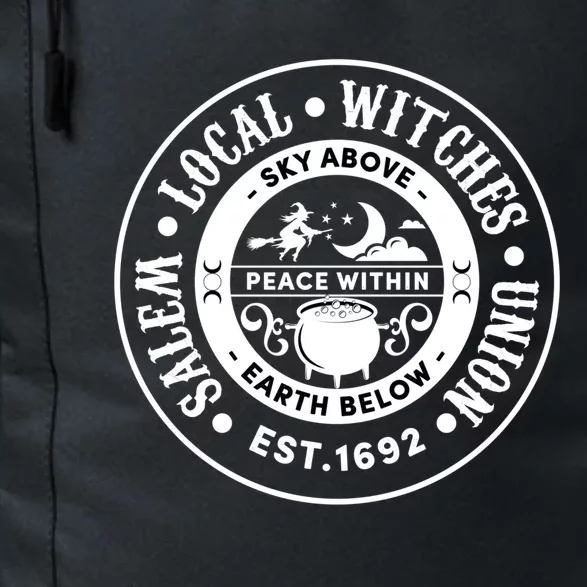 Salem Local Witches Union Sky Above Earth Est 1692 Halloween Gift Daily Commute Backpack