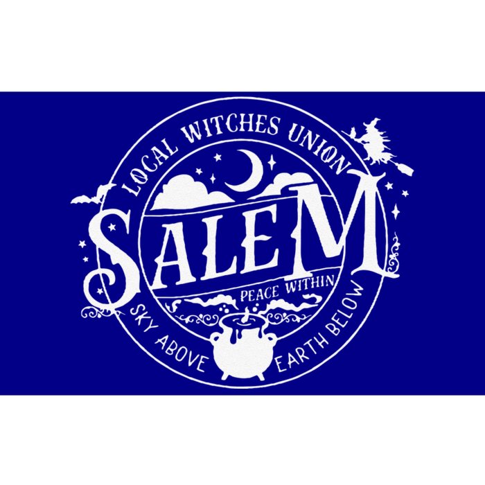 Salem Local Witches Union Sky Above Earth Below Halloween Bumper Sticker