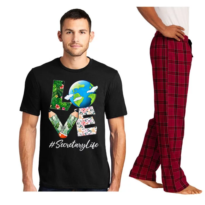 Secretary Love World Earth Day Anniversary Save The Planet Pajama Set