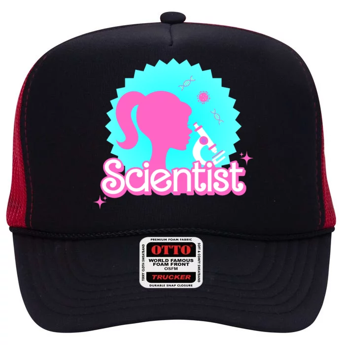 Scientist Lab Week Girl Tech High Crown Mesh Trucker Hat