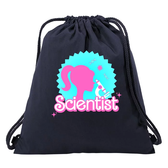 Scientist Lab Week Girl Tech Drawstring Bag