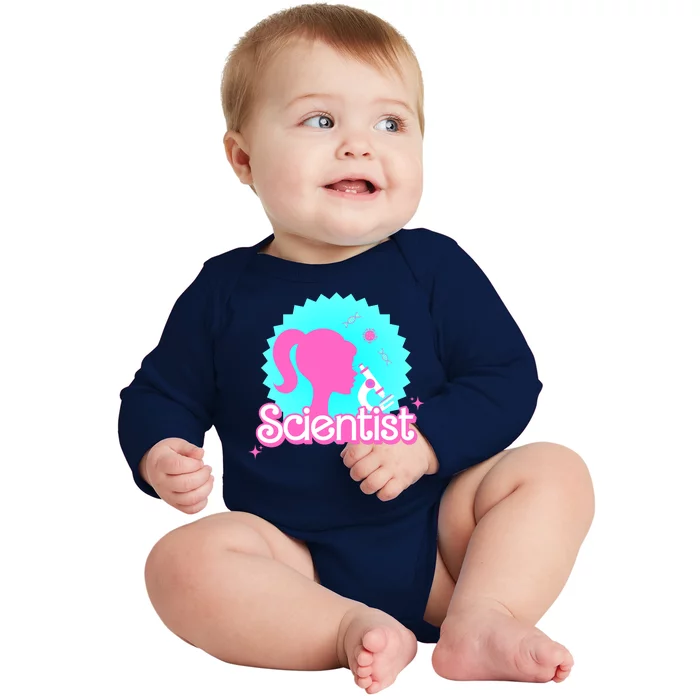 Scientist Lab Week Girl Tech Baby Long Sleeve Bodysuit