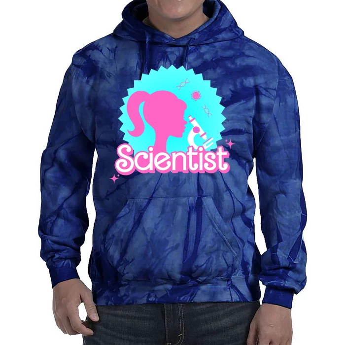 Scientist Lab Week Girl Tech Tie Dye Hoodie