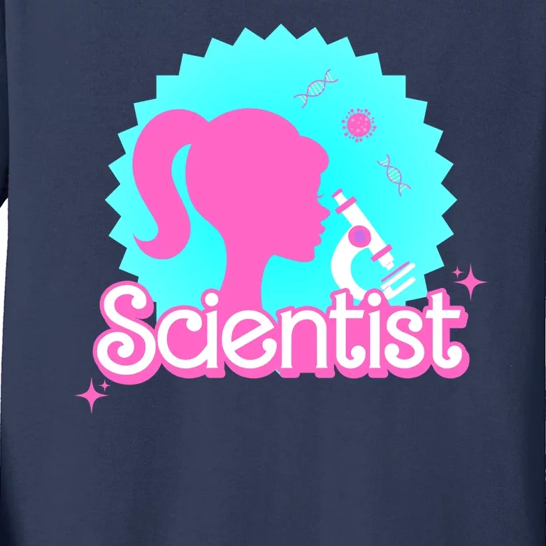 Scientist Lab Week Girl Tech Kids Long Sleeve Shirt