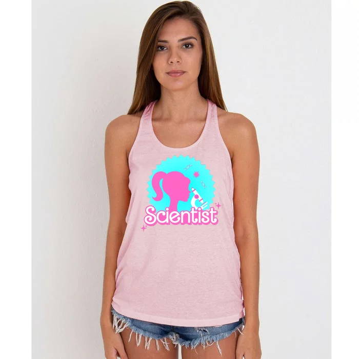 Scientist Lab Week Girl Tech Women's Knotted Racerback Tank