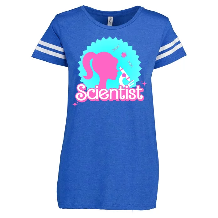 Scientist Lab Week Girl Tech Enza Ladies Jersey Football T-Shirt