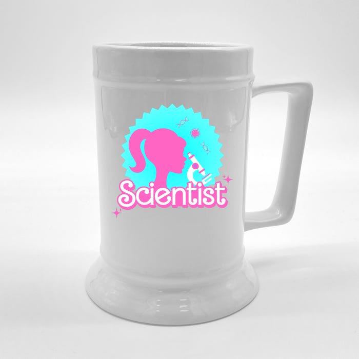 Scientist Lab Week Girl Tech Front & Back Beer Stein