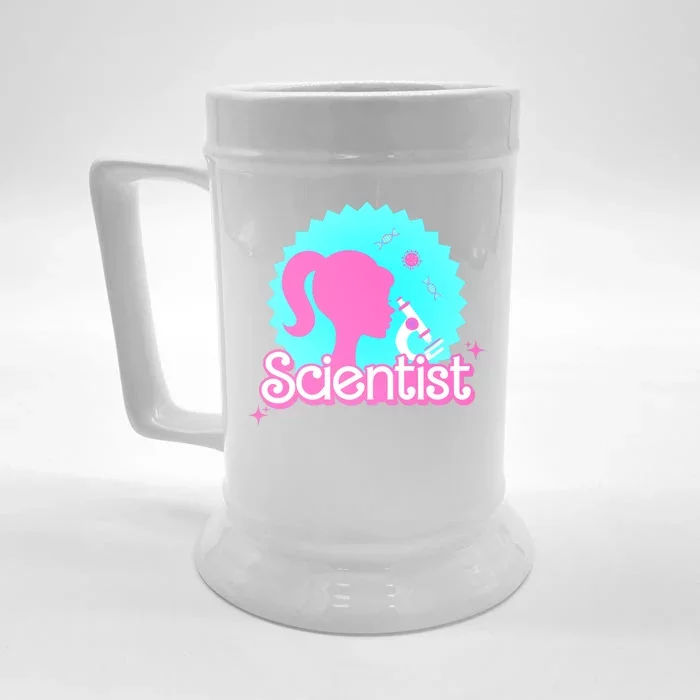 Scientist Lab Week Girl Tech Front & Back Beer Stein