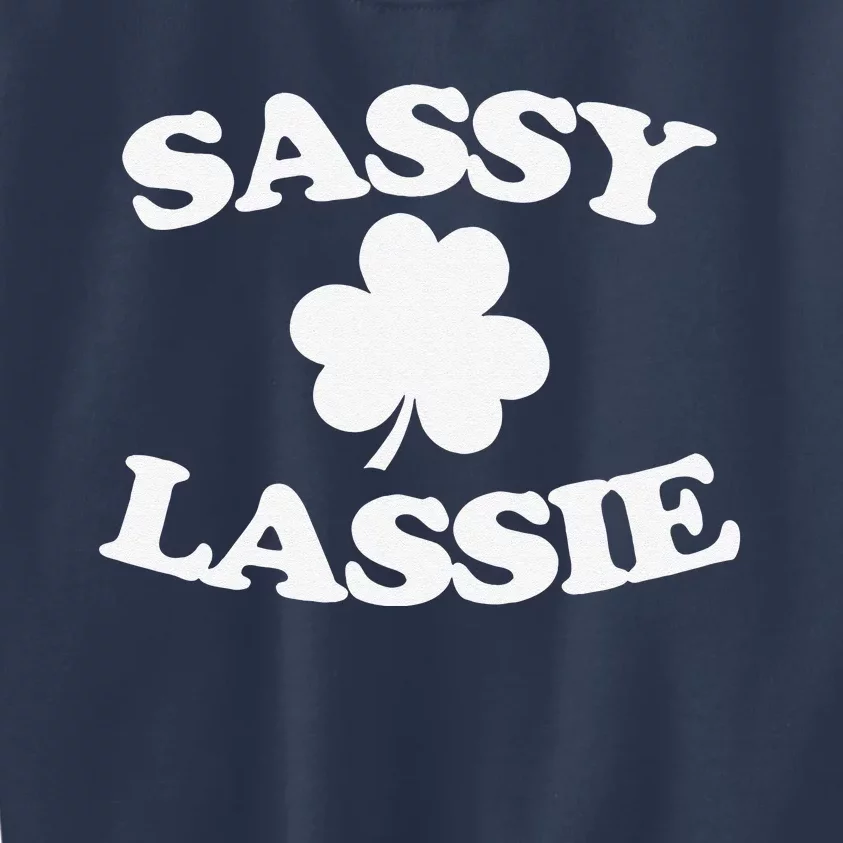 Sassy Lassie Women's St. Patrick's Day Kids Sweatshirt