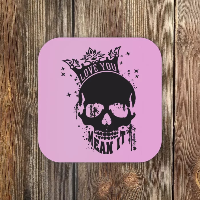 Skull Love You Coaster