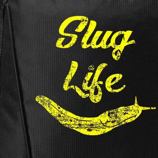 Slug Life Yellow Banana Slug Distressed City Backpack