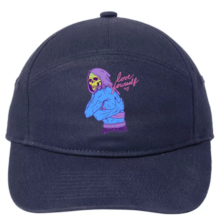 Skeletor Love Yourself 7-Panel Snapback Hat