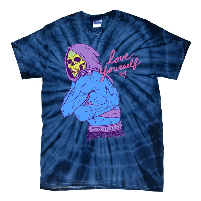 Skeletor Love Yourself Tie-Dye T-Shirt