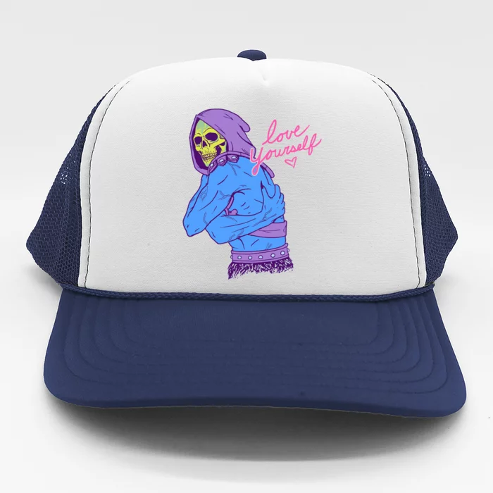 Skeletor Love Yourself Trucker Hat