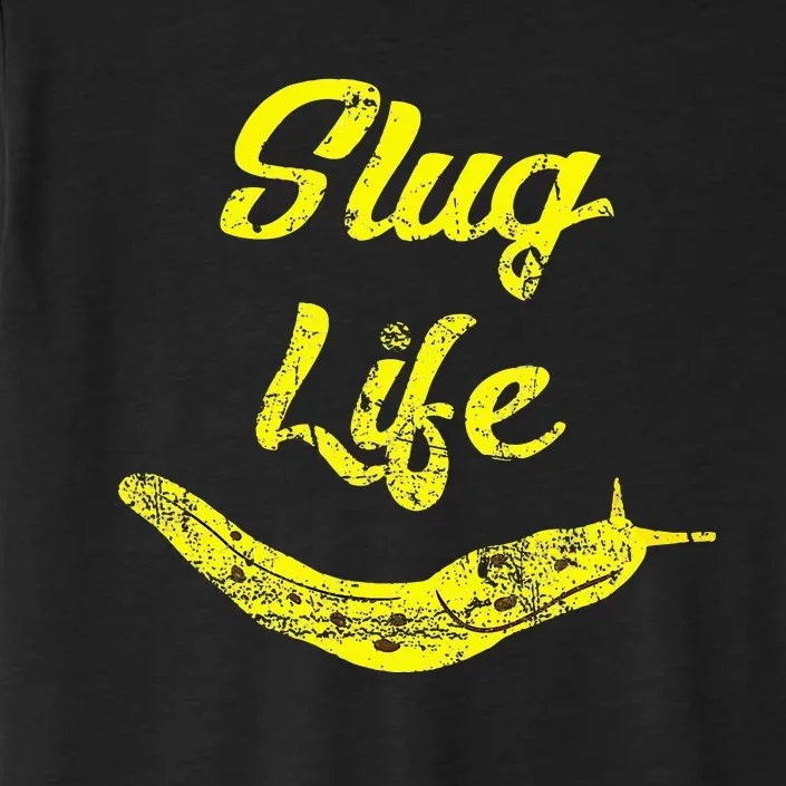 Slug Life Yellow Banana Slug Distressed ChromaSoft Performance T-Shirt