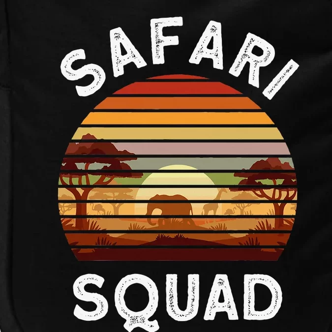 Safari Lovers Zoo Safari Squad Safari Birthday Impact Tech Backpack