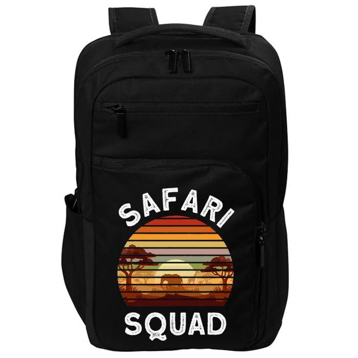 Safari Lovers Zoo Safari Squad Safari Birthday Impact Tech Backpack