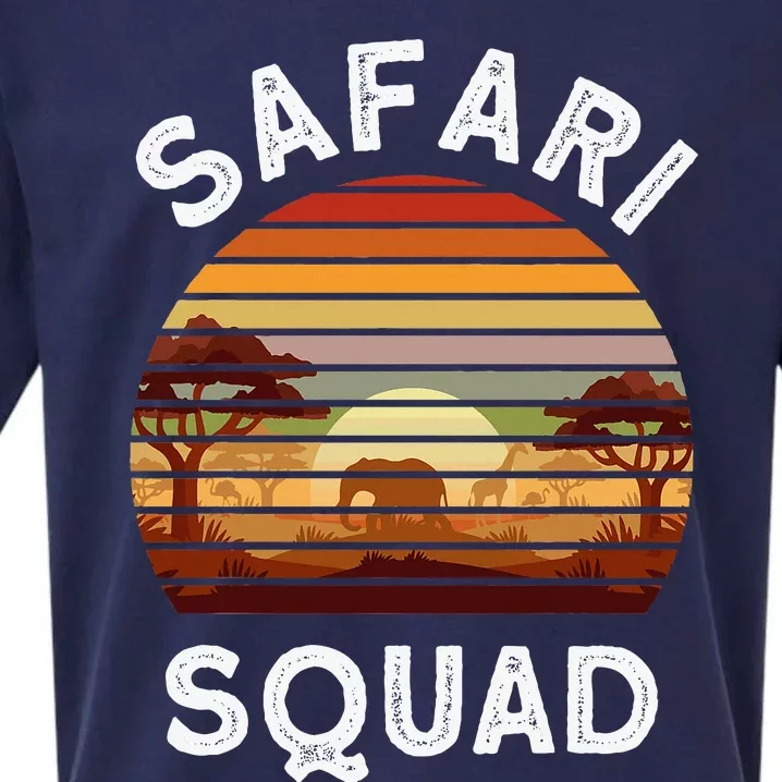 Safari Lovers Zoo Safari Squad Safari Birthday Sueded Cloud Jersey T-Shirt